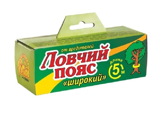 Ловчий пояс Широкий для деревьев от садовых вредителей 5 м ВХ ) (30 шт/кор)